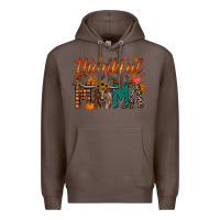 Coffee thankful mama longhorn Premium Hoodie - RacoonDesign