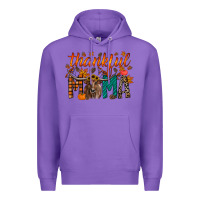 Purple thankful mama longhorn Premium Hoodie - RacoonDesign