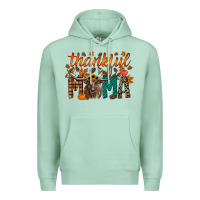 Seafoam thankful mama longhorn Premium Hoodie - RacoonDesign