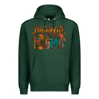 Sports Green thankful mama longhorn Premium Hoodie - RacoonDesign