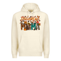 Sandshell thankful mama longhorn Premium Hoodie - RacoonDesign