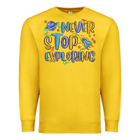 Lemon never stop exploring Premium Sweatshirt - MaliasSmallBusiness