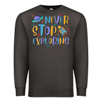Smoke never stop exploring Premium Sweatshirt - MaliasSmallBusiness