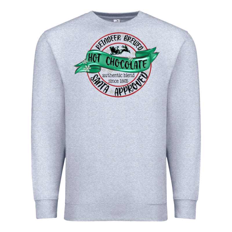 Reindeer Brewed Santa Approved Premium Sweatshirt by MaliasSmallBusiness | Teevron