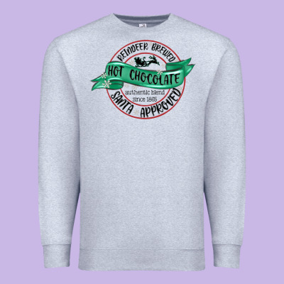 Premium Sweatshirt reindeer brewed santa approved