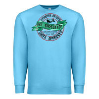 Ocean Blue reindeer brewed santa approved Premium Sweatshirt - MaliasSmallBusiness