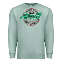 Seafoam reindeer brewed santa approved Premium Sweatshirt - MaliasSmallBusiness