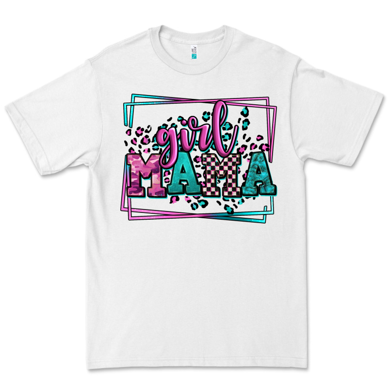 Leopard Camo Girl Mama Mother's Day Premium Tee by LillyAllenDesigns | Teevron