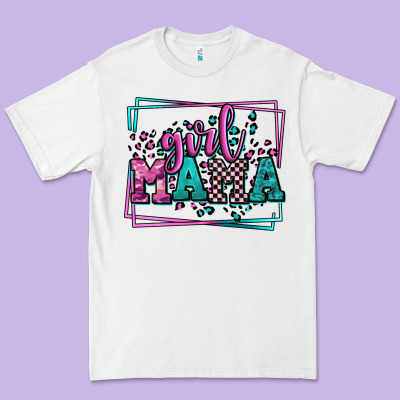 Leopard Camo Girl Mama Mother's Day Premium Tee Designed By Lillyallendesigns