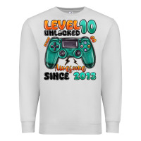 Dove Grey level 10 unlocked awesome since 2013 Premium Sweatshirt - MaliasSmallBusiness