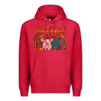 Cardinal thankful mama pig Premium Hoodie - RacoonDesign
