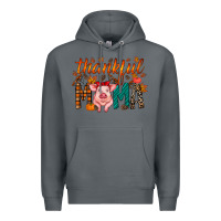 Rock thankful mama pig Premium Hoodie - RacoonDesign