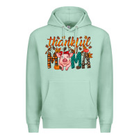 Seafoam thankful mama pig Premium Hoodie - RacoonDesign