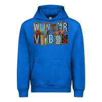 Cobalt winter vibes Urban Hoodie - FaDigitalArtStudio