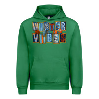 Emerald winter vibes Urban Hoodie - FaDigitalArtStudio