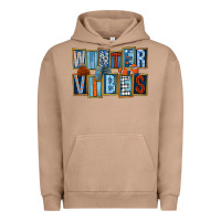 Pigment Burro winter vibes Urban Hoodie - FaDigitalArtStudio
