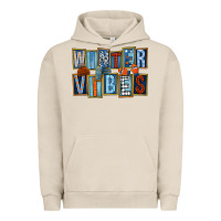 Pigment French Oak winter vibes Urban Hoodie - FaDigitalArtStudio