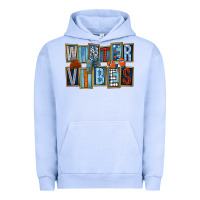 Pigment Grape Ice winter vibes Urban Hoodie - FaDigitalArtStudio