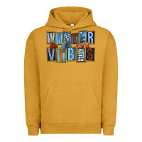Pigment Peanut Butter winter vibes Urban Hoodie - FaDigitalArtStudio