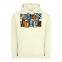 Pigment Pistachio winter vibes Urban Hoodie - FaDigitalArtStudio