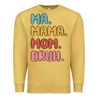 Antique Gold ma mama mom bruh Premium Sweatshirt - MaliasSmallBusiness