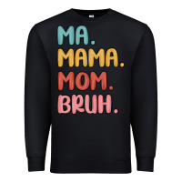 Black ma mama mom bruh Premium Sweatshirt - MaliasSmallBusiness