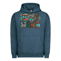 Pigment Midnight Navy dog mama Urban Hoodie - RacoonDesign