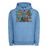Pigment Pebble Blue dog mama Urban Hoodie - RacoonDesign