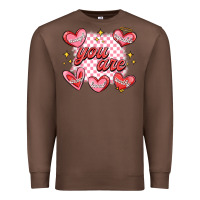 Chestnut valentines day positive affirmations Premium Sweatshirt - MaliasSmallBusiness