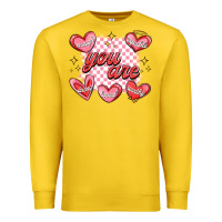 Lemon valentines day positive affirmations Premium Sweatshirt - MaliasSmallBusiness