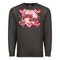 Smoke valentines day positive affirmations Premium Sweatshirt - MaliasSmallBusiness