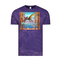 Cloud Purple dinosaur pterodactyl Vintage Tee - Artiststas