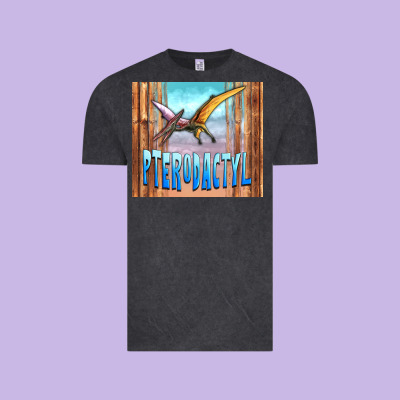 Dinosaur Pterodactyl Vintage Tee Designed By Artiststas