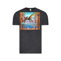 Vintage Black dinosaur pterodactyl Vintage Tee - Artiststas
