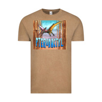 Vintage Coffee dinosaur pterodactyl Vintage Tee - Artiststas