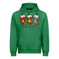 Emerald hello summer Urban Hoodie - CowhideDigitalArt