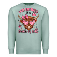 Seafoam valentines is a bunch of bull Premium Sweatshirt - MaliasSmallBusiness