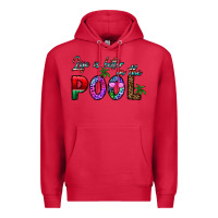 Cardinal life is better İn the pool Premium Hoodie - CowhideDigitalArt