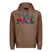 Chestnut life is better İn the pool Premium Hoodie - CowhideDigitalArt