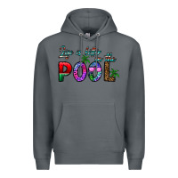 Rock life is better İn the pool Premium Hoodie - CowhideDigitalArt