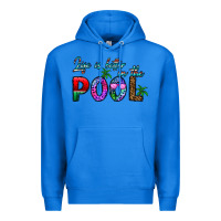 True Royal life is better İn the pool Premium Hoodie - CowhideDigitalArt
