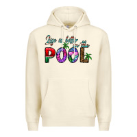 Sandshell life is better İn the pool Premium Hoodie - CowhideDigitalArt