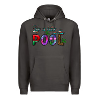 Smoke life is better İn the pool Premium Hoodie - CowhideDigitalArt