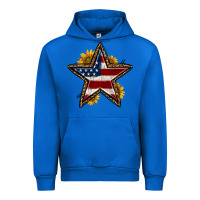Cobalt western 4th of july star Urban Hoodie - HRA Design Shop