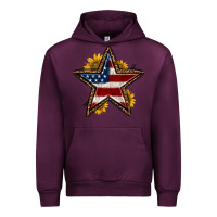Mauve Wine western 4th of july star Urban Hoodie - HRA Design Shop
