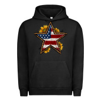 Pigment Black western 4th of july star Urban Hoodie - HRA Design Shop