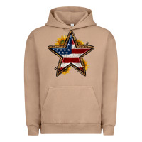 Pigment Burro western 4th of july star Urban Hoodie - HRA Design Shop