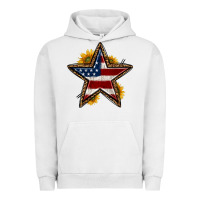Pigment Lunar Rock western 4th of july star Urban Hoodie - HRA Design Shop
