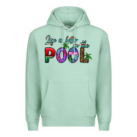 Seafoam life is better İn the pool Premium Hoodie - CowhideDigitalArt