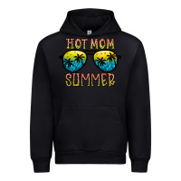 Black hot mom summer Urban Hoodie - CowhideDigitalArt